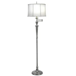 Vintage Lampen|Stofflampen*Elstead Wohnzimmer Stehlampe 168 cm verstellbar GERSUL