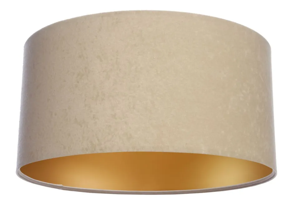 BPS Koncept Wohnzimmerlampe Esstischleuchte Beige Gold Stoff< Hängelampen|Esszimmer Lampen