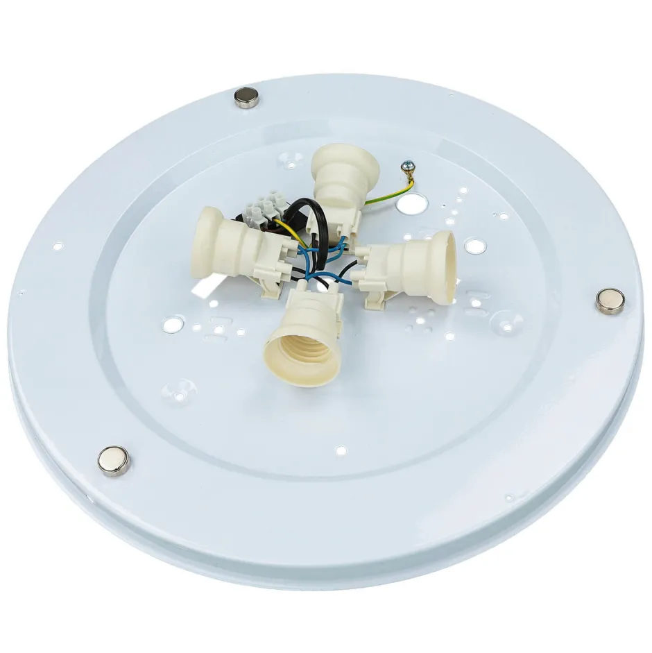 Kinderzimmerlampen|Kinderlampen*TK Lighting Wolkenlampe Kinderzimmer Grau Stoff 62 cm lang 4x E27