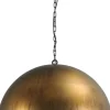 Industrie Lampen|Vintage Lampen*Masterlight XXL Design Hängeleuchte Messing Antik Ø80cm LARINO