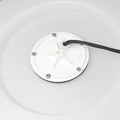 Moderne Lampen|Dekolampen Außen*Nowodvorski XXL Gartenlampe in Weiß Kugel Schirm Ø80cm