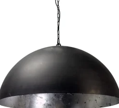 Masterlight XXL Hängeleuchte Grau Metall Silber Ø80cm LARINO< Hängelampen|Industrie Lampen