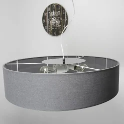 Hängelampen|Esszimmer Lampen*Nowodvorski XXL Hängeleuchte in grau