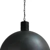 Hängelampen|Industrie Lampen*Masterlight XXL Pendelleuchte Grau Metall Silber Ø80cm LARINO
