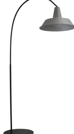 Industrie Lampen|Vintage Lampen*Masterlight XXL Stehlampe Grau H:186cm Industrie Handarbeit