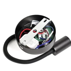 Moderne Lampen|Küchenlampen*Easylight Zeitlose LED Wandlampe Schwarz Metall flexibler Arm