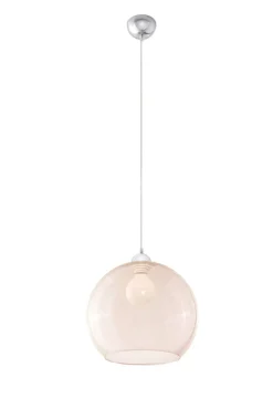 Sollux Zeitlose runde Pendelleuchte Hängelampe in Zart-Orange< Hängelampen|Esszimmer Lampen